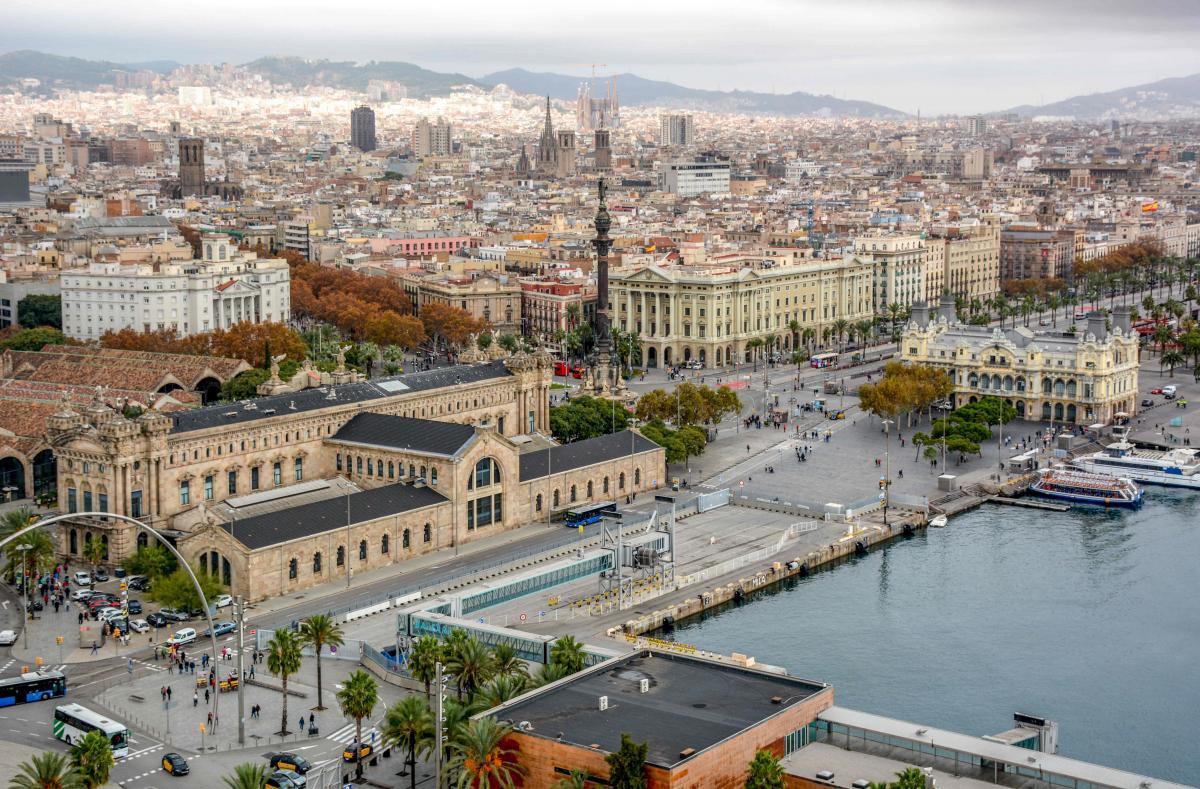 Barcelona von oben