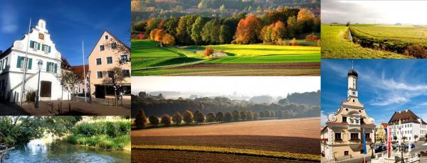 Collage_Landschaftsaufnahmen_Marktplätze